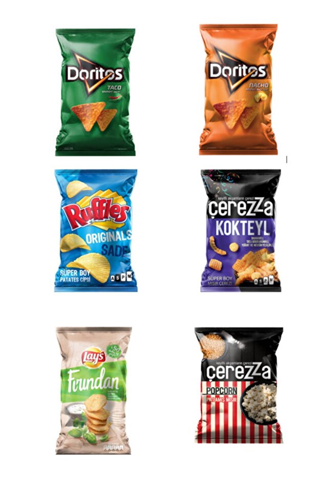 Lay's Ruffles Çerezza 6'lı Karma - 1