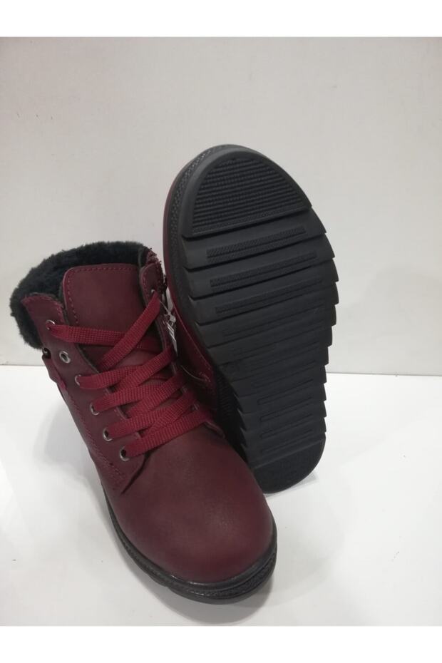 Kız Çoçuk Bordo Bot - 3