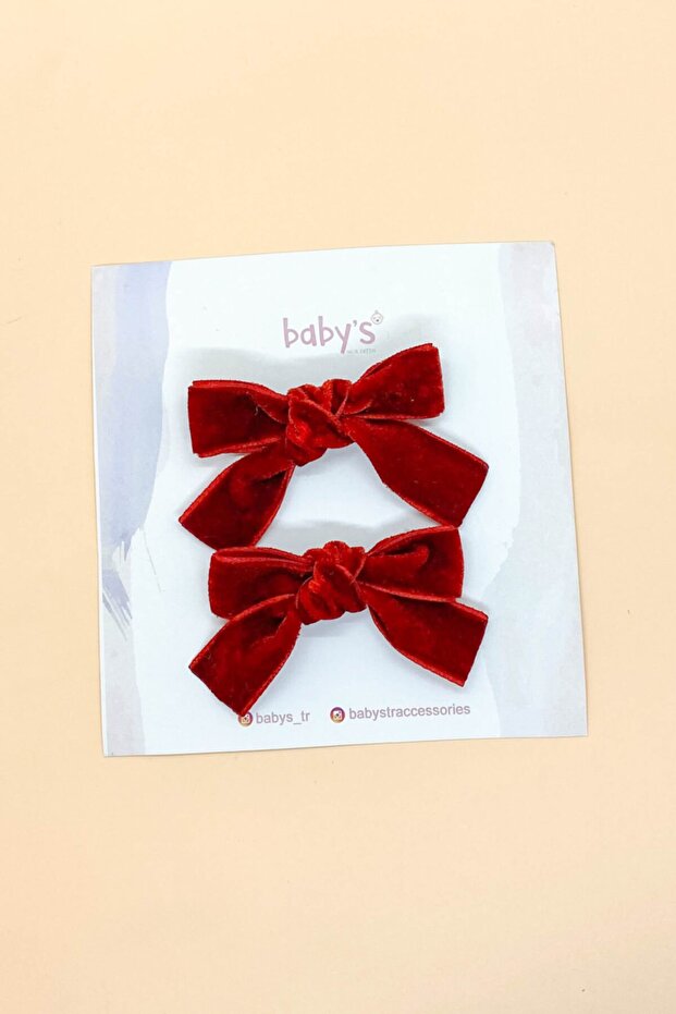 Velvet Bow Model Clip Buckle Set – Buckle