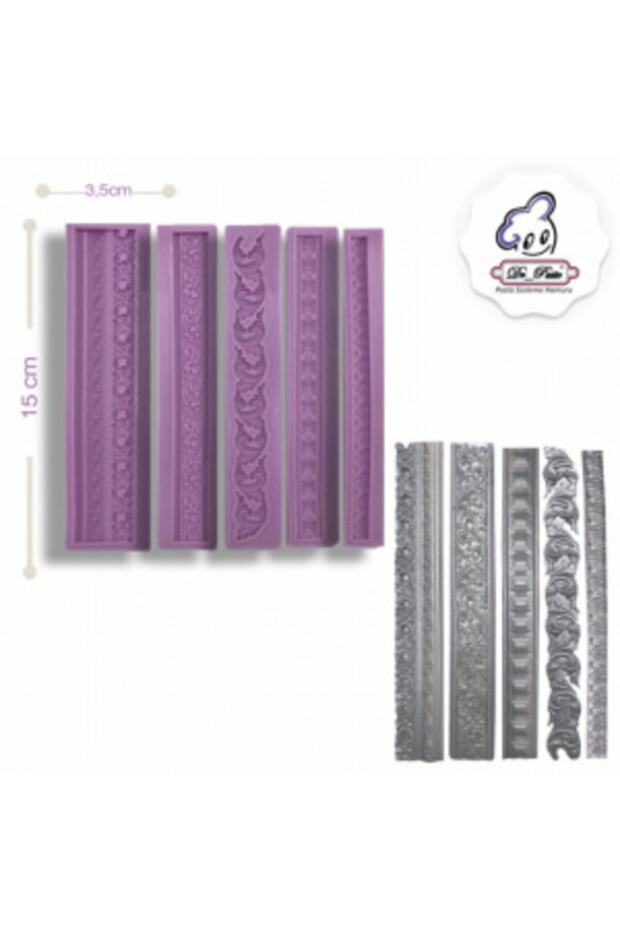 Silikon Kalıp 5'li Çubuk Set - 1