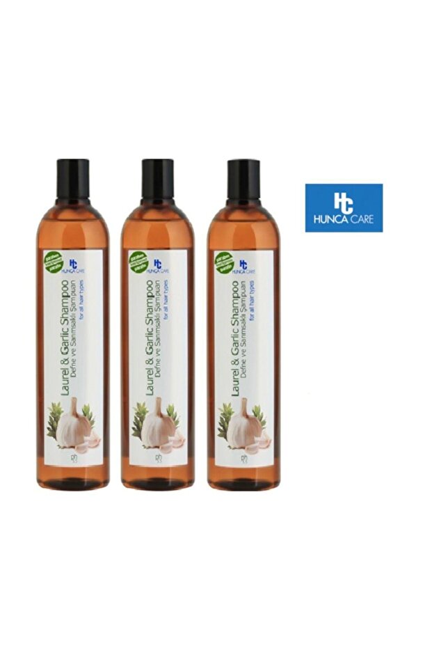 Hunca Defne Ve Sarımsak Özlü Şampuan 700 Ml X3 Adet - 1