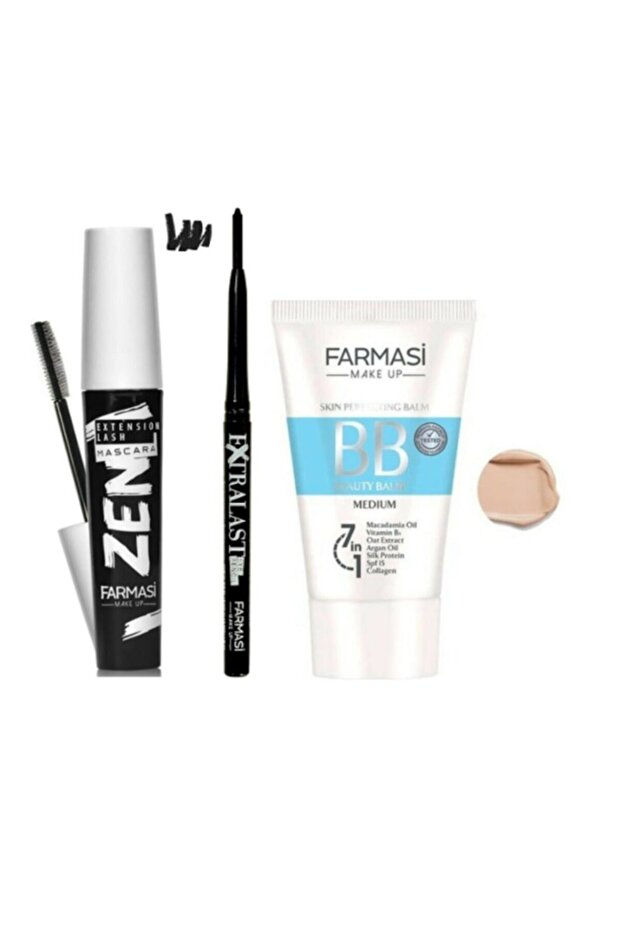 Bb Cream Medium 50 ml Zen Mascara Extralast Eye Liner Number 02
