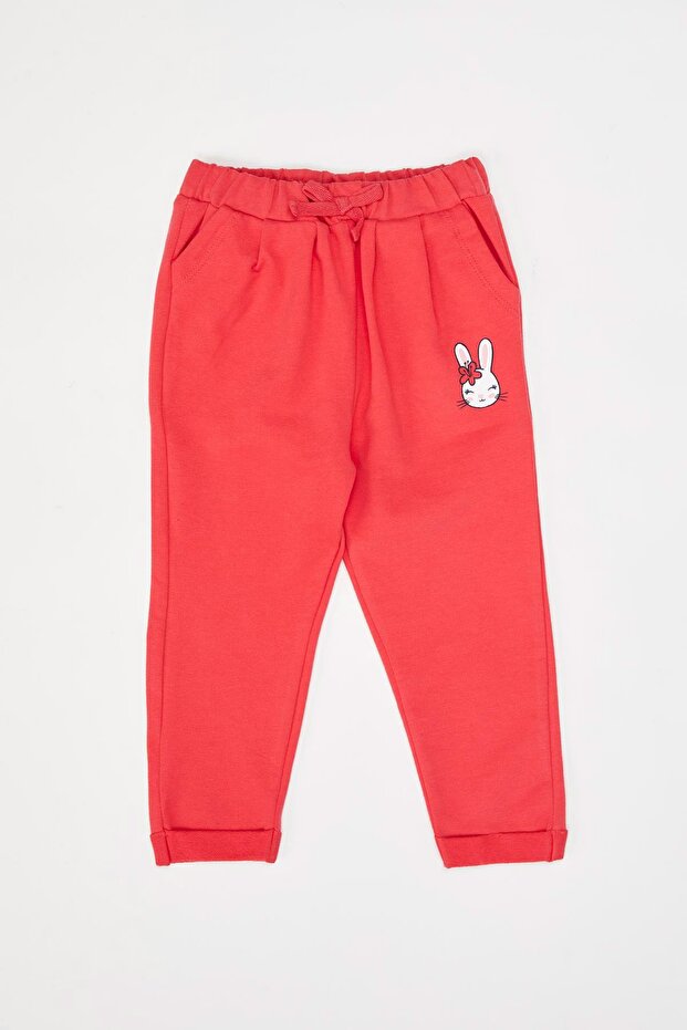 Kız Bebek Regular Fit Eşofman Alt - 1