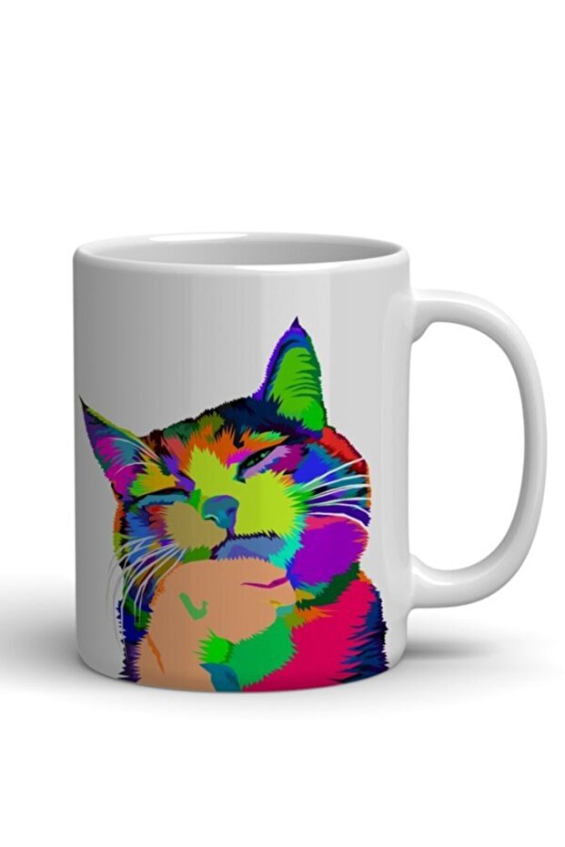 كوب بطبعة قطة - 1