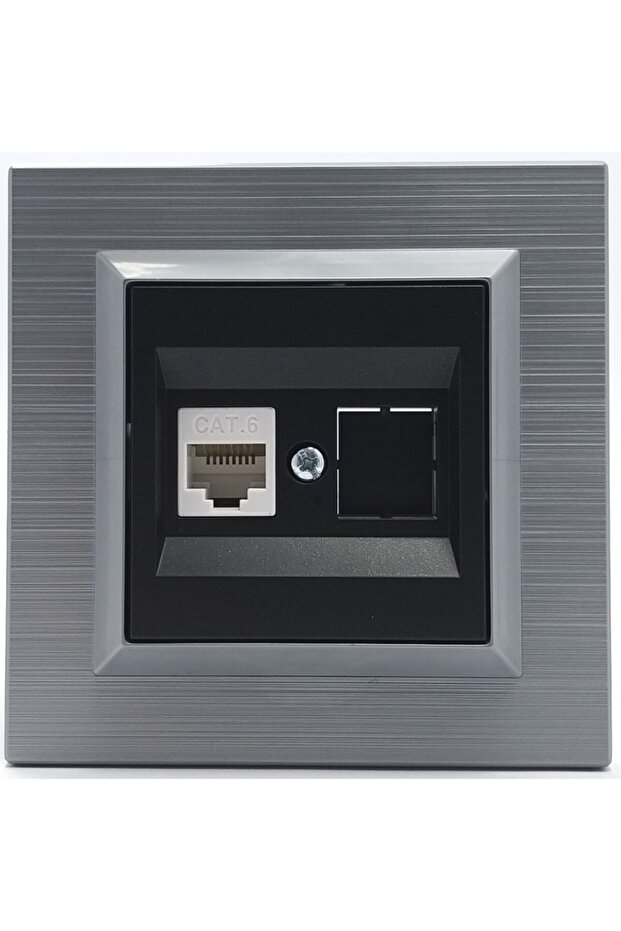 Quantum Gümüş Data Prizi Cat6 - 1