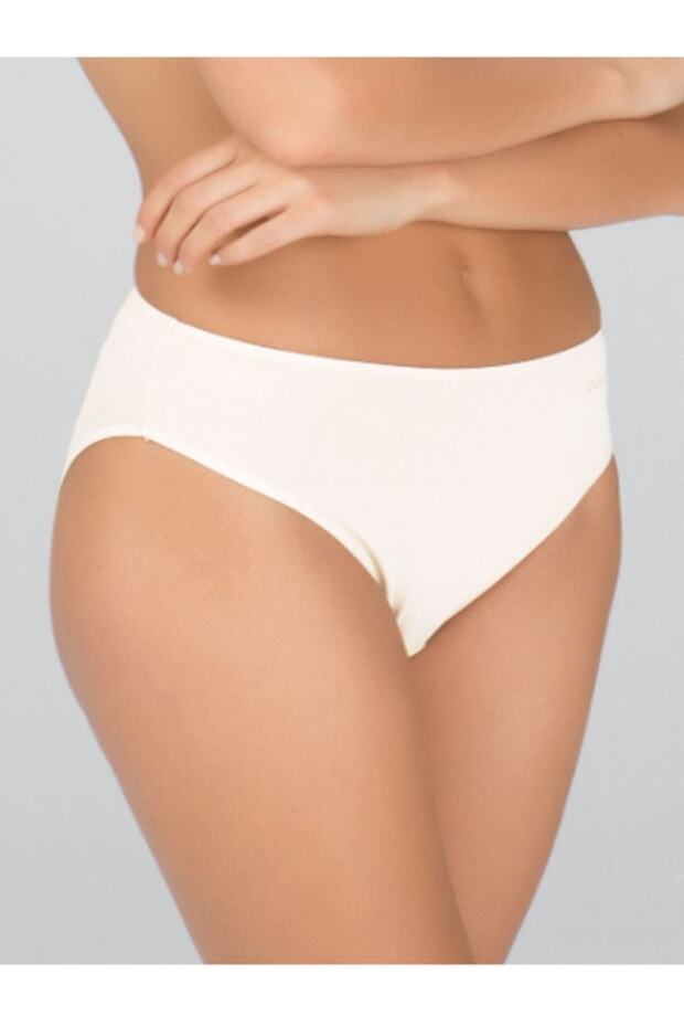 حذاء نسائي أبيض أساسي مكون من قطعتين - 3