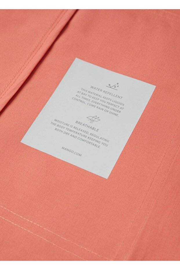 Düğmeli Pamuklu Trençkot - 5