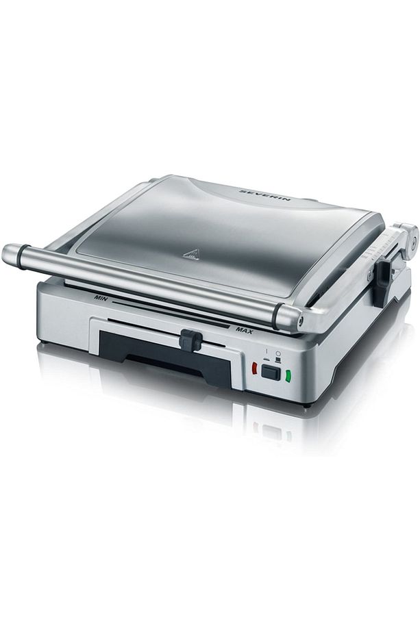 Tost Makinesi Biftek Ve Izgara Için Temas Izgarası 1.800w, Paslanmaz Çelik Fırçalanmış Gümüş - 1