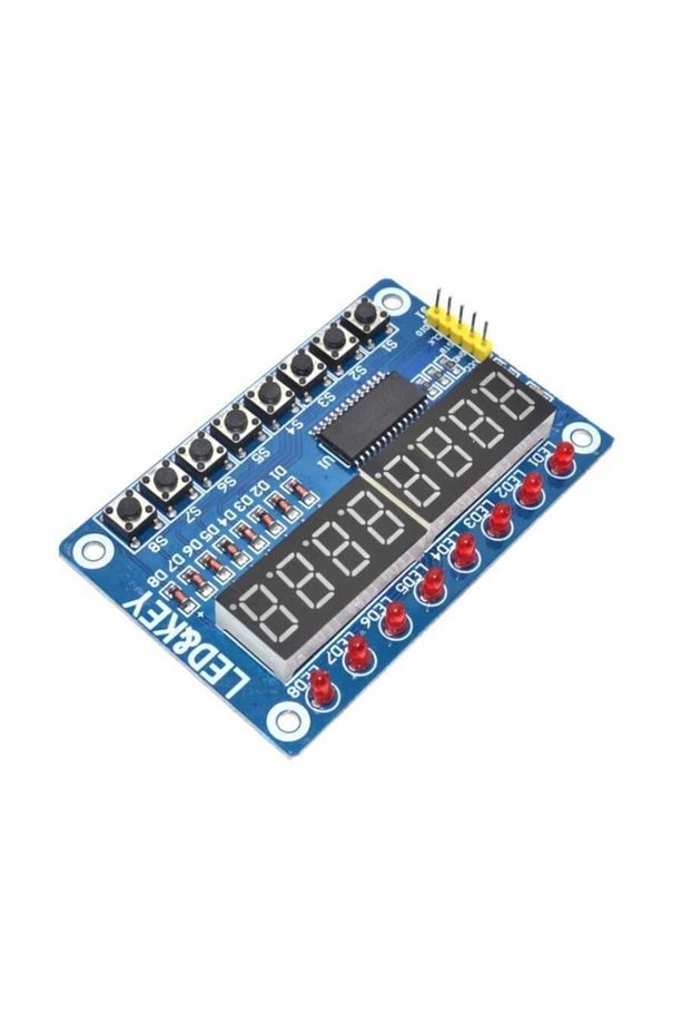 Tm1638 7 Segment Display-buton-led Modülü - 2