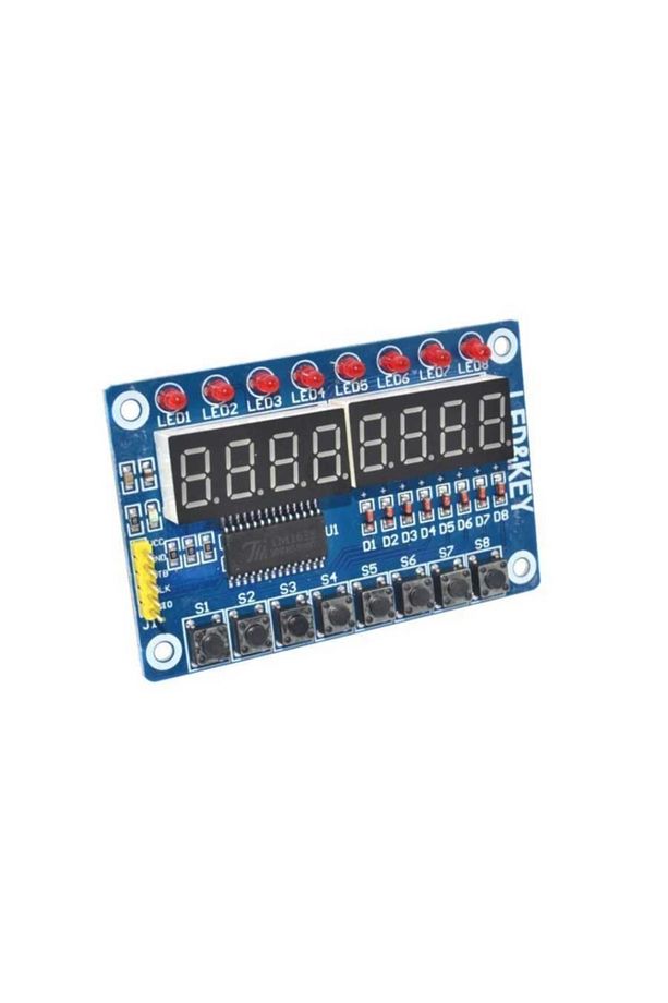 Tm1638 7 Segment Display-buton-led Modülü - 4