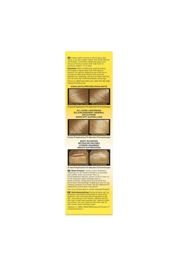 Go Blonder Sarı Saçlara Özel Renk Açıcı Sprey 100 Ml - 3
