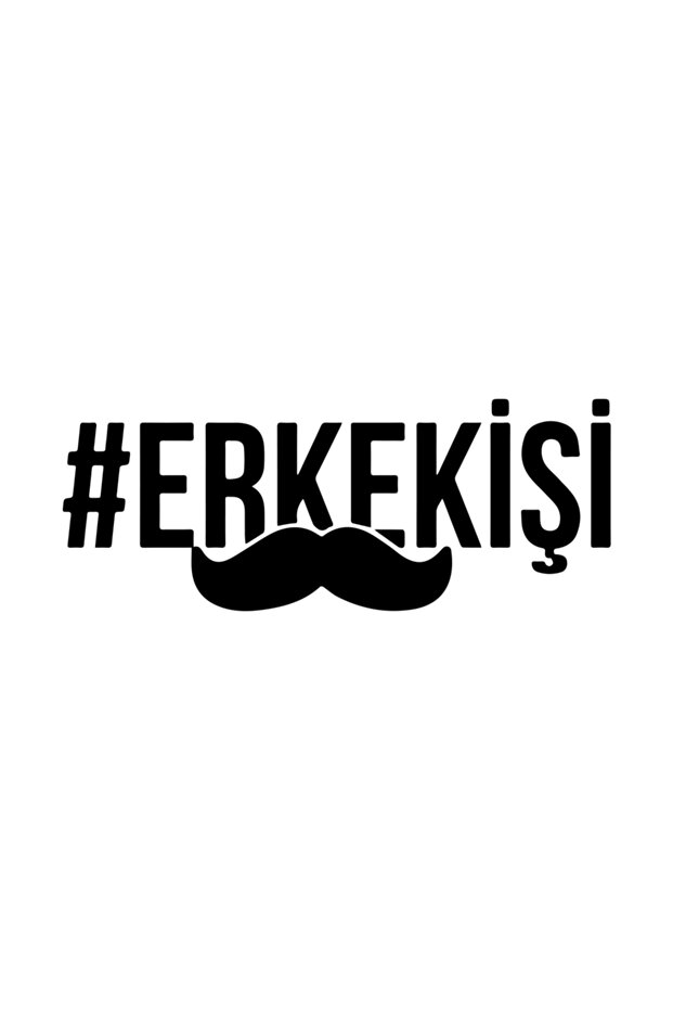 Male Car Sticker Glass Sticker 15x6 cm Black Color