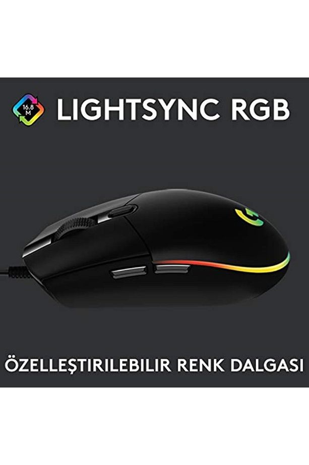 Klavye G332 Kulaklık G102 Lightsync Mouse Oyuncu Set - 3