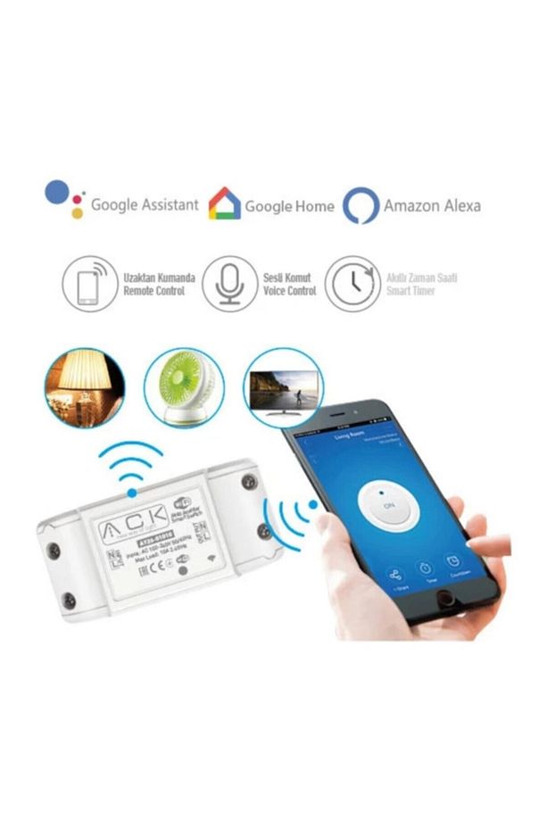 Wi-fi Smart Switch Akıllı Ev Anahtarı  Ay26-01010 - 3
