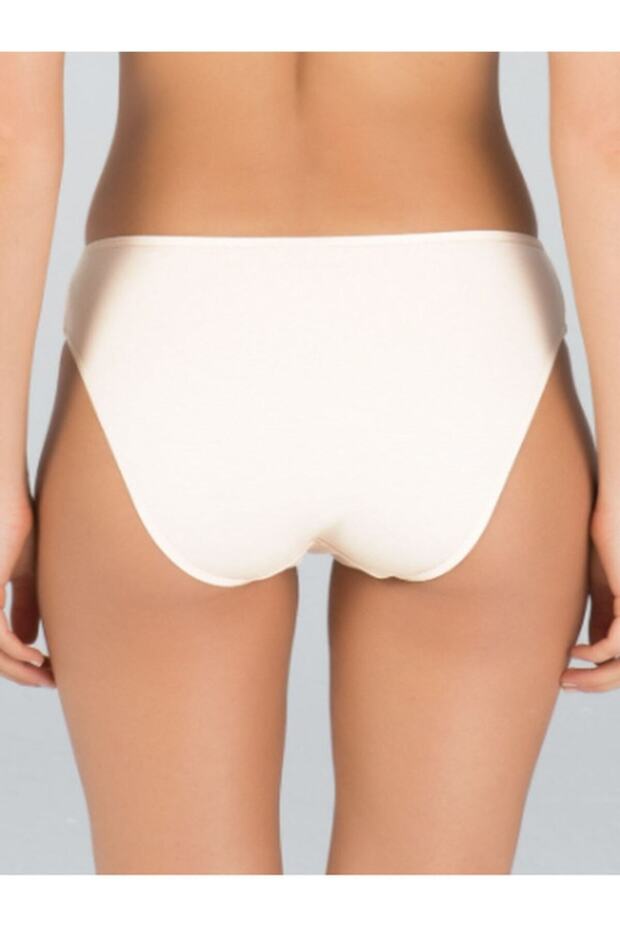 حذاء نسائي أبيض أساسي مكون من قطعتين - 2