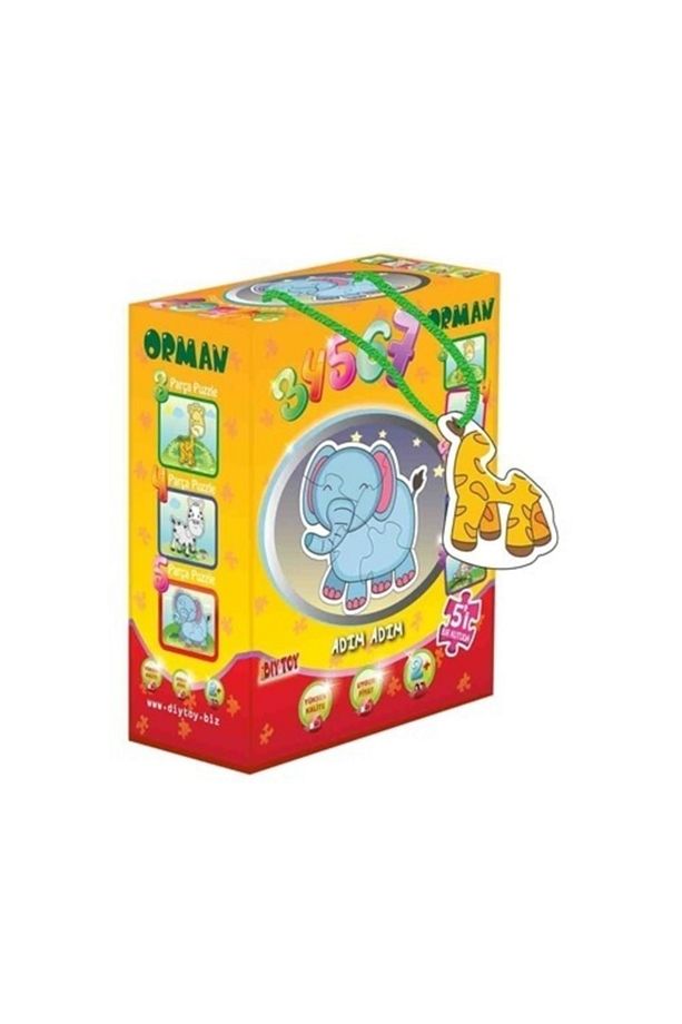 Orman 5'i Puzzle Diytoy Adım Adım Orman - 1