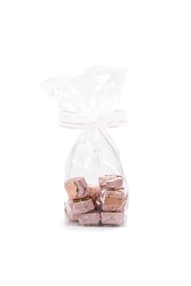 Dekorlu Broş Pembe 350g - Kız Bebek Çikolatası - 1