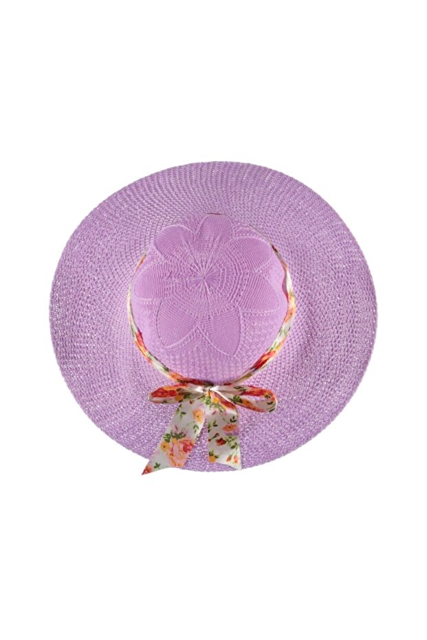 Panama Women's Beach Hat (Mercerized) (Lilac)