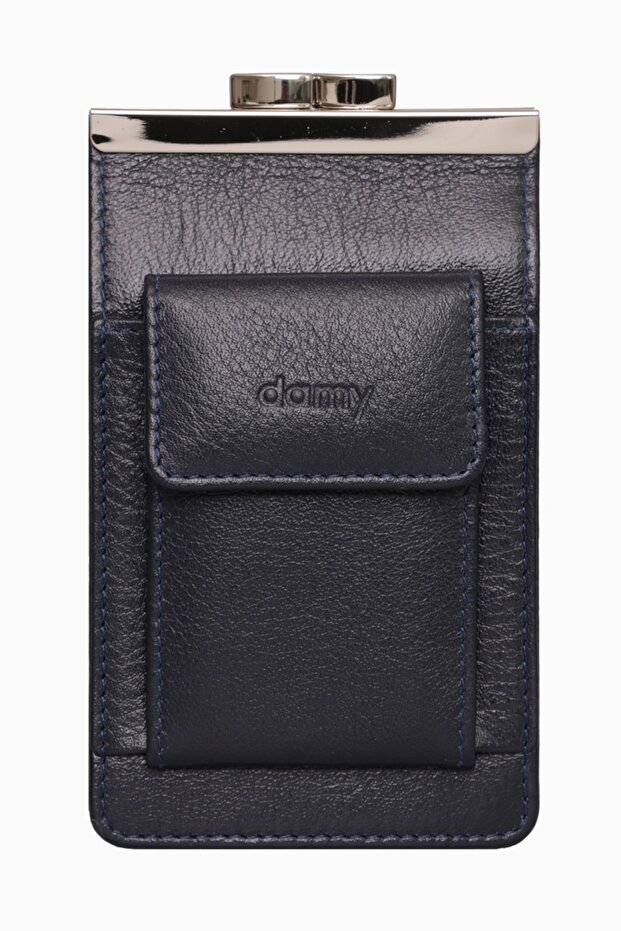 Lüks El Yapımı Hakiki Deri Erkek Kadın Sigara Kutusu Hediyelik Şık Deri Sigara Tabakası 702702 - 1