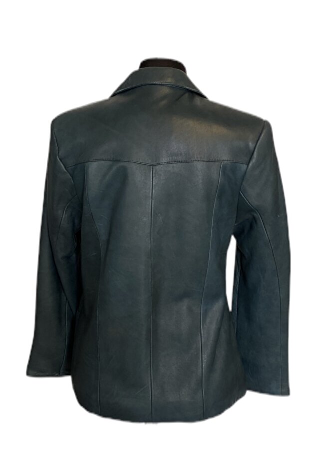 Kadın Deri Blazer - 3