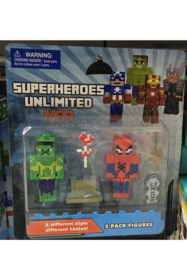 Oyuncak Süperkahraman 2li Set Minecraft Figür