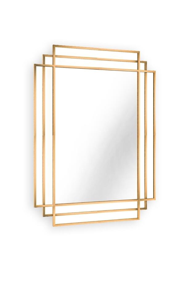 Nested Ayna Eskitme Pirinç - 2