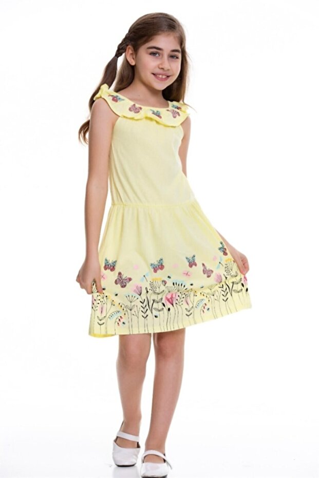 Rochie cu imprimeu fluture - 1