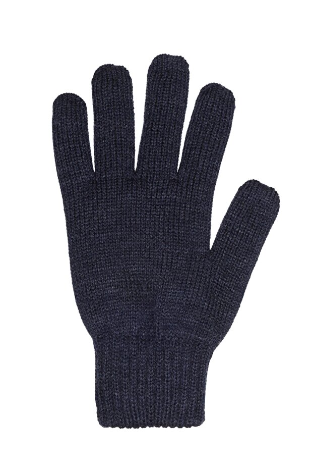 Men's Fleece Lined Gloves Fo 5535 Navy Blue
