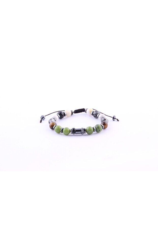 Tiger Eye Hematite Lapis Jade Obsidian Routine Quartz Howlite Student Bracelet