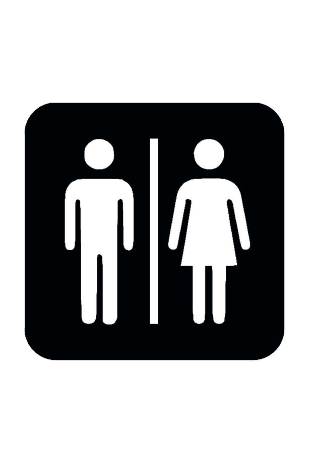 Wc Tuvalet Tabelası Banyo Kadın Erkek Takım Kapı Duvar Yönlendirme Levhası Ahşap Lazer Kesim - 2
