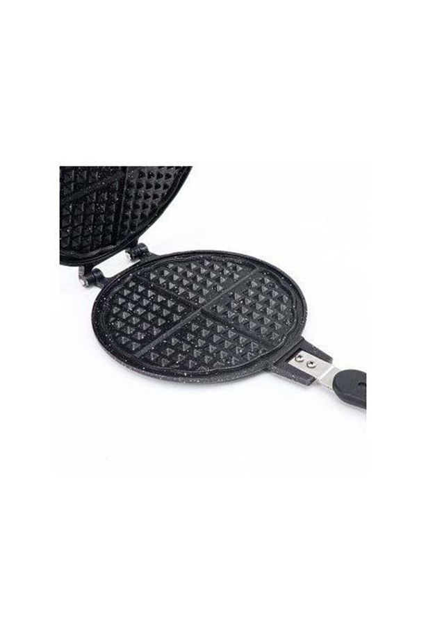 Lüks Granit Ocak Üstü Waffle Tavası Bakalit Sap Yeni Ürün - 3