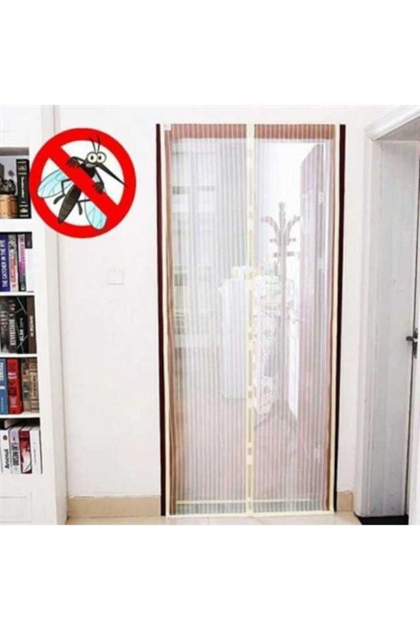 Beyaz Mıknatıslı Kapı Sinekliği Tül Perde - 3