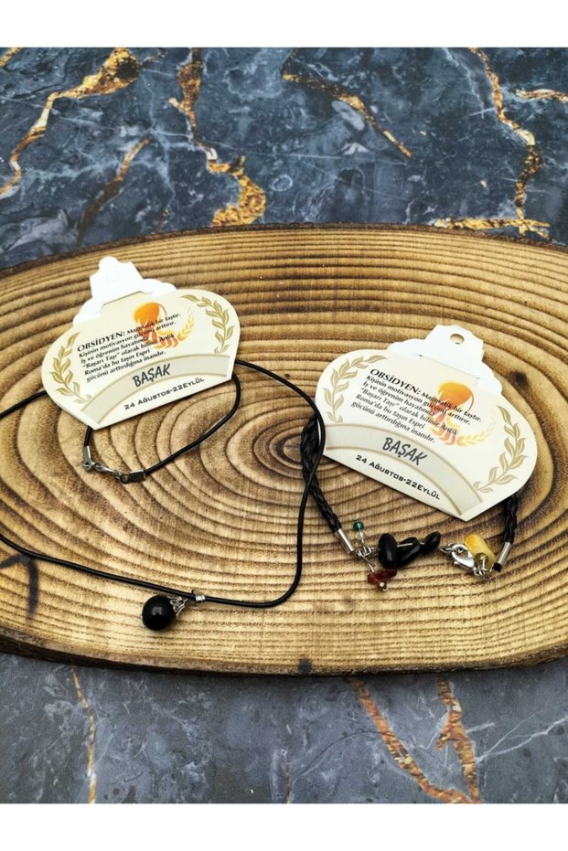 Natural Stone - Virgo Bracelet - Obsidian Stone - Unisex