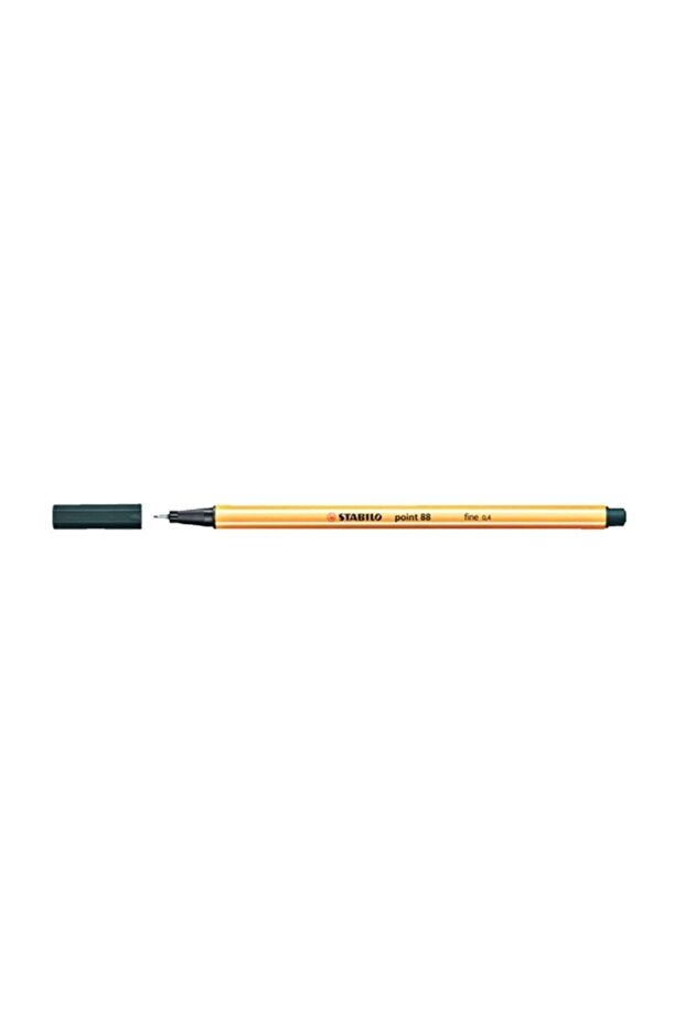 Felt Tip Fine Pen 88 Point 0.4 mm Olive Green 88/63 (Pack of 10)