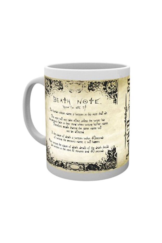 Anime Death Note Rulles Two Side Printed Mug Cup
