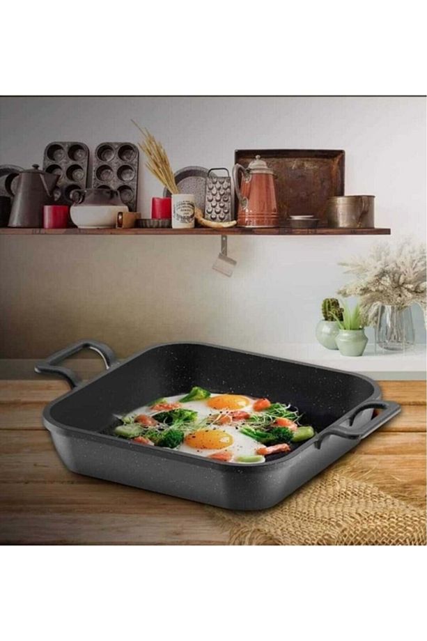 Eda Kare Sahan Döküm Tava 22 Cm - 3