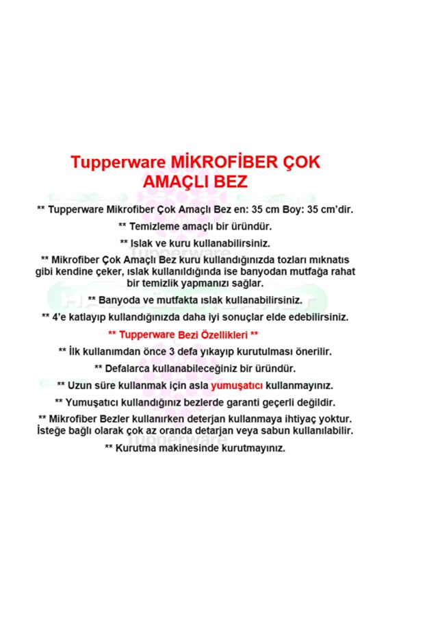 Mikrofiber Çok Amaçlı Bez 2 Adet - 3