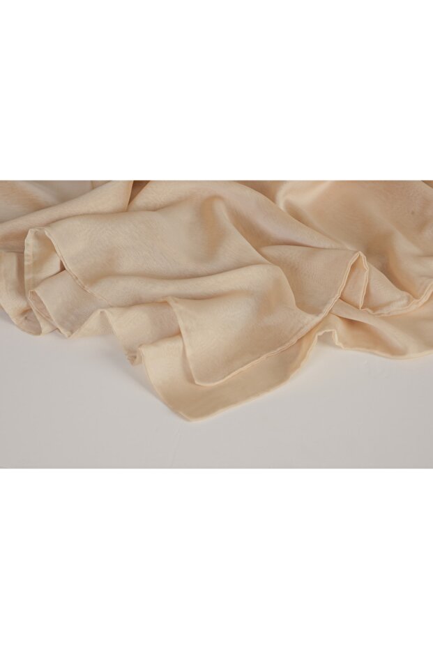 Double Layer Janjan Evening Dress Shawl Beige