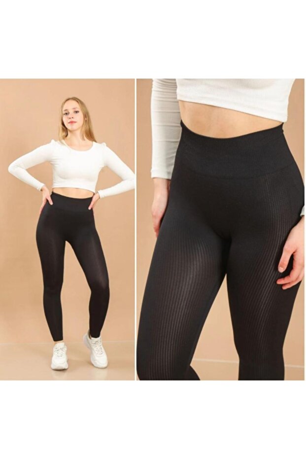 High Waist Stretchy Recovery Ribbed Leggings