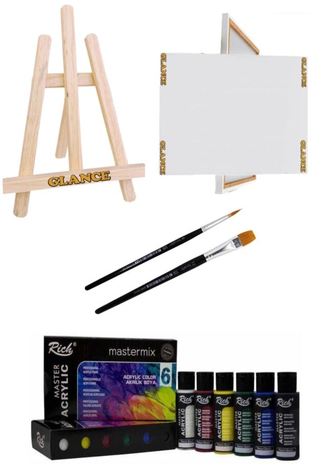 Glance Mini Şövale Seti - 1