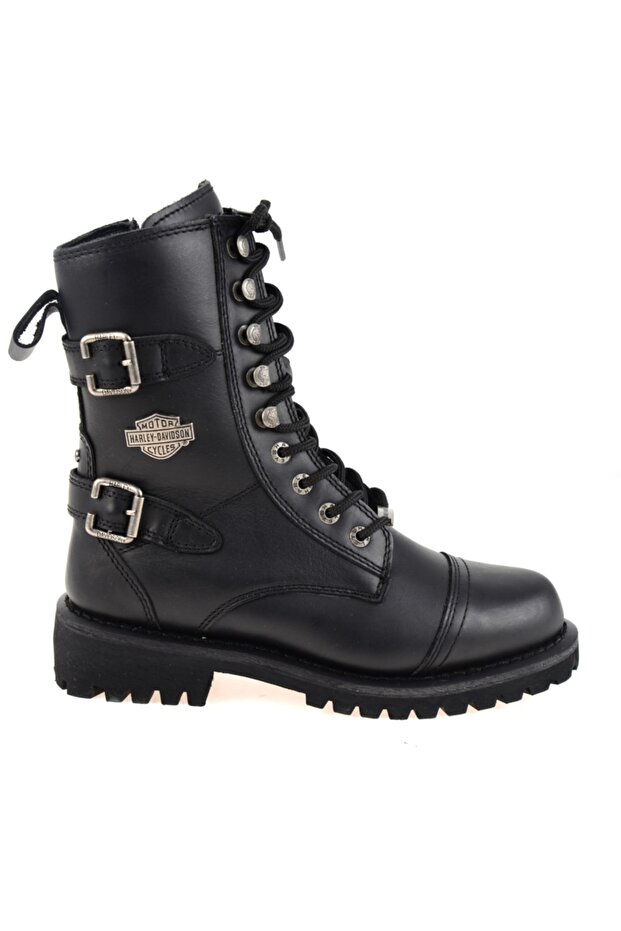 Belsa Black Deri Kadın Bot - 6