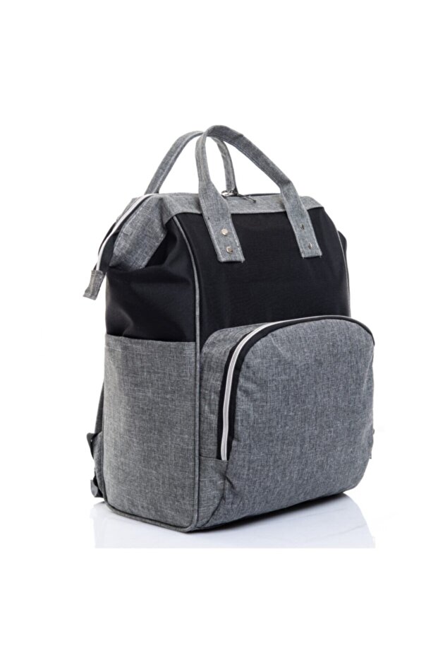 حقيبة ظهر رمادية مع ترمس - 3