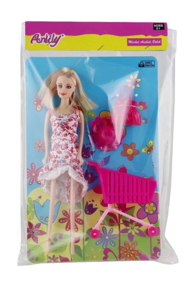 2298 Oydaş 2298 Anlily Baby with Market Cart in Bag