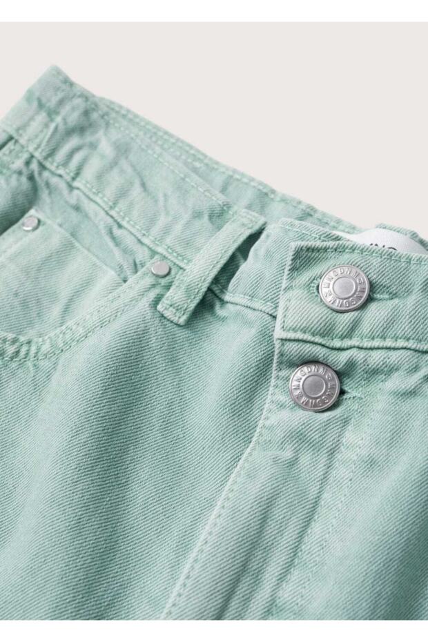 Yüksek Belli Tapered Jean - 7