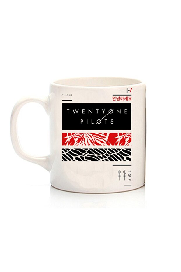 كوب بطبعة على الجانبين من Twenty One Pilots - Elephant Bars