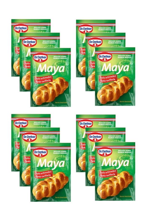 Instant Kuru Maya 10 Gr X 12 Paket - 1