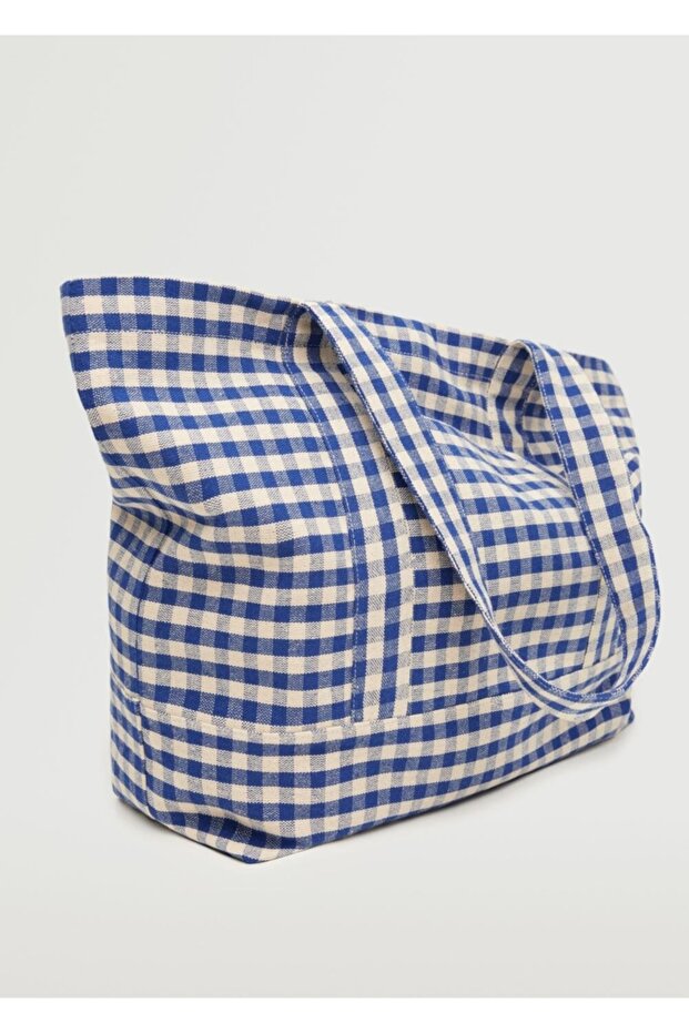 Pamuklu Shopper Çanta - 1