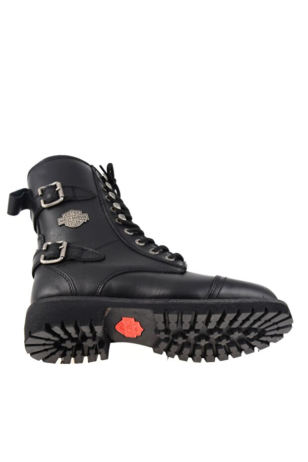 Belsa Black Deri Kadın Bot - 3