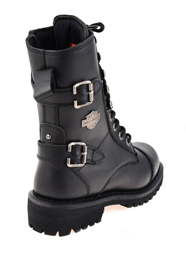 Belsa Black Deri Kadın Bot - 4