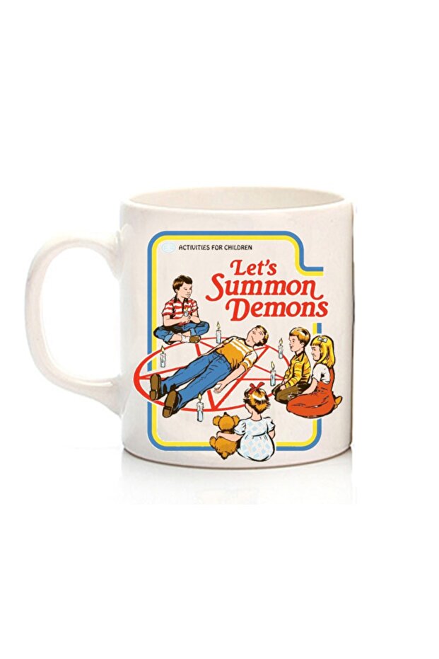 كوب ستيفن رودس Let's Summon Demons Ringer مطبوع على الجانبين